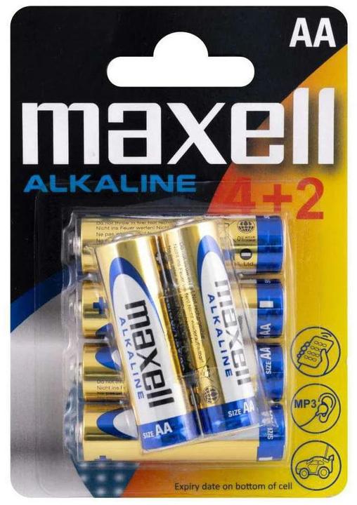 Maxell Alcalina LR6 (6 pz., AA)