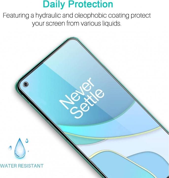 Image du produit Screenguard OnePlus 8T Protection en verre blindé Case Friendly Design (1 pièce(s), OnePlus 8T)