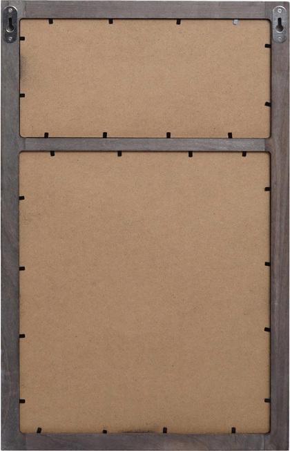 Actual product image Mendler Advertising board HWC-C51, wall board chalkboard, 55x34x2cm, wood shabby-look vintage - grey-brown (55 x 34 x 2 cm)