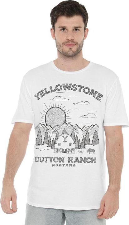 Immagine prodotto Yellowstone Dutton Ranch Maglietta Alba Uomo (4XL)