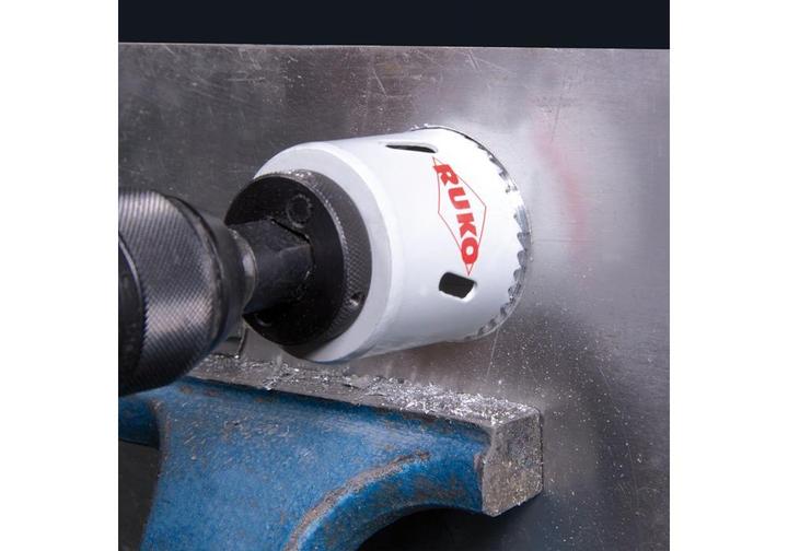 Actual product image Ruko Hole saw Saw-Ø 92 mm Cutting depth 38 mm Fine toothing HSSE-Co8-Bi-Metal (92 millimetres)