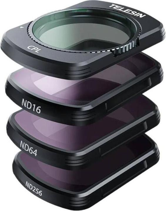 Immagine prodotto Telesin Set di filtri obiettivo CPL + ND16/64/256 (Osmo Pocket 3)