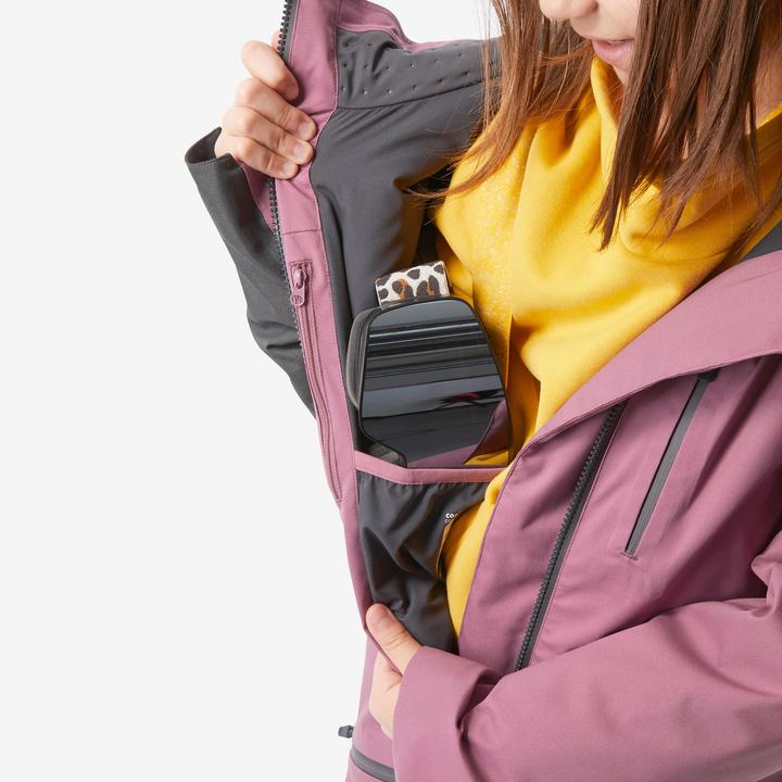 Image du produit Wedze Combinaison de neige combinaison de ski imperméable chaude pour enfants - 900 rose (146)