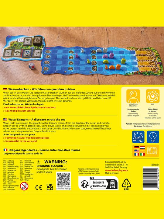 Nutritional values and ingredients Haba Water dragon (German)