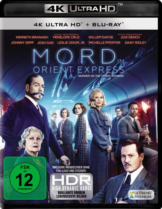 Image du produit Meurtre dans l'Orient Express (Blu-ray 4k, 2017, Allemand)