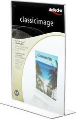 Produktbild Deflecto Tischnamenschilder Acryl 48701 transparent A5