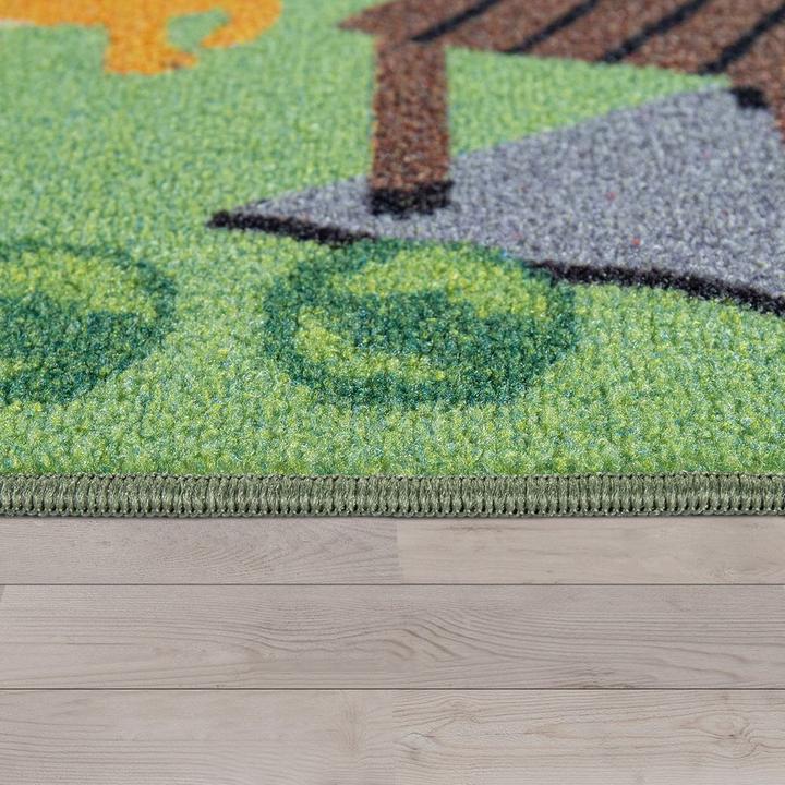Immagine prodotto Paco Home Tappeto gioco motivo zoo camera dei bambini colorato (240 x 340 cm)