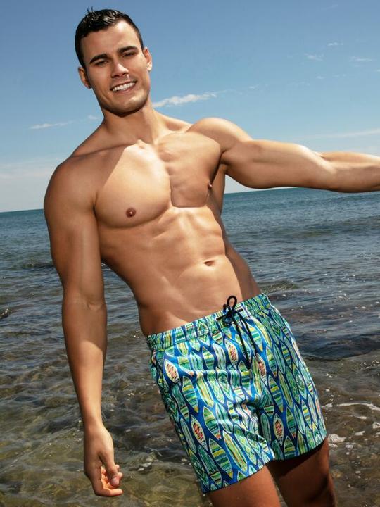 Produktbild HOM Badeshorts Beach Boxer Marbella (M)