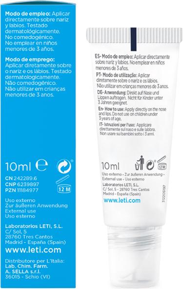 Nährwerte und Zutaten Leti LETIbalm Repair Fluido für Nase und Lippen, 10 ml Lösung (10 ml)