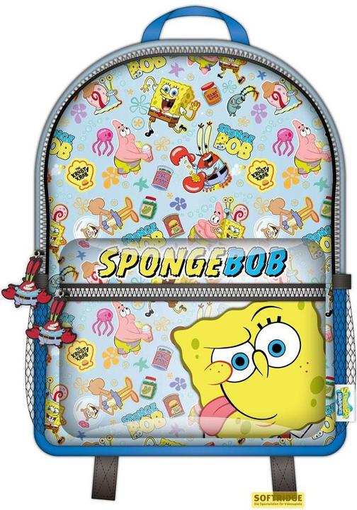 Actual product image Blue Sky Bob l'éponge sac à dos motif