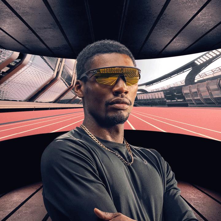 Actual product image Oakley Sphaera sports glasses (Mat carbon, Prizm 24k polarized)