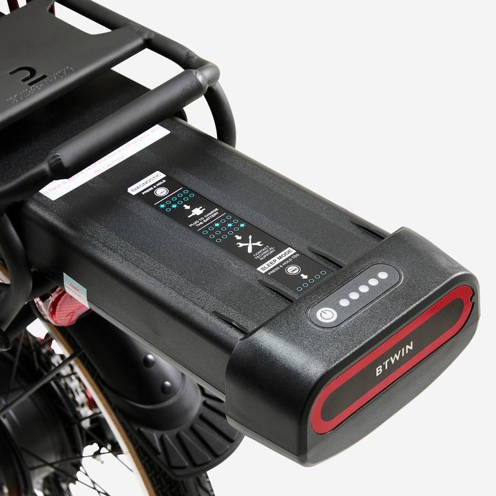 Image du produit Btwin Vélo pliant électrique e fold 500 rouge brique