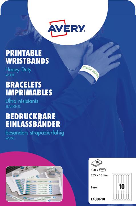 Actual product image Avery Admission tapes