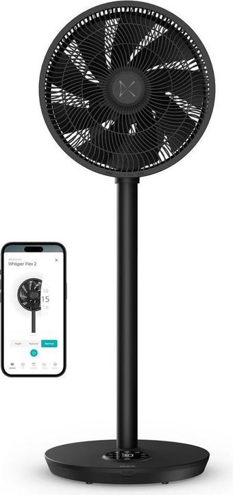 Produktbild Duux Whisper Flex 2 - Smart Statiefventilator - Staande Ventilator Geruisloos - Zwart