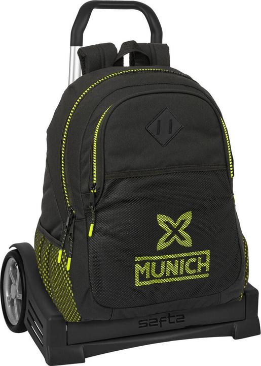 Produktbild MunichSport Schulrucksack mit Rädern Munich Beat Schwarz 32 x 44 x 16 cm