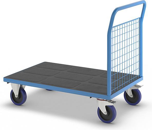 Produktbild eurokraft pro Plattformwagen mit Gitterwänden (500 kg)