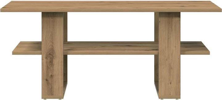 Actual product image VidaXL Coffee table Artisan oak 102x55x42 cm wood-based material (102 x 55 x 42 cm)
