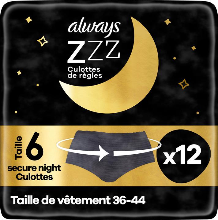 Always Zzzs (12 x, Fodere per mutande)