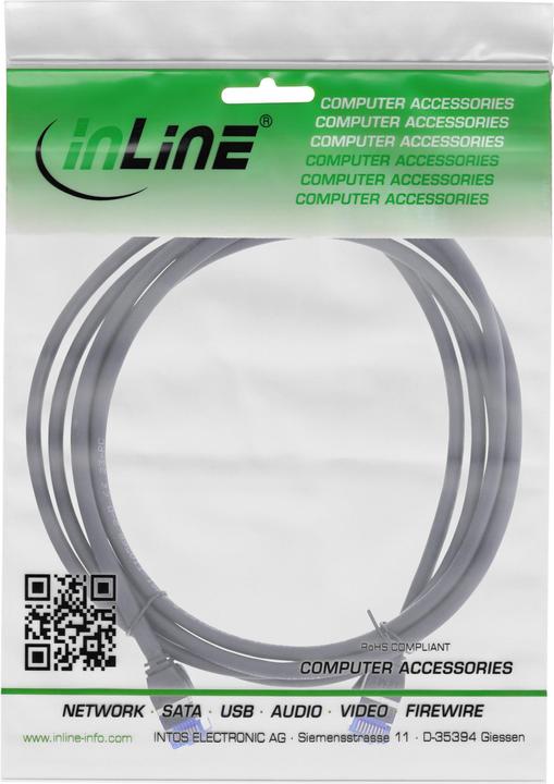 Produktbild InLine Patchkabel Slim (S/FTP, CAT6a, 1.50 m)