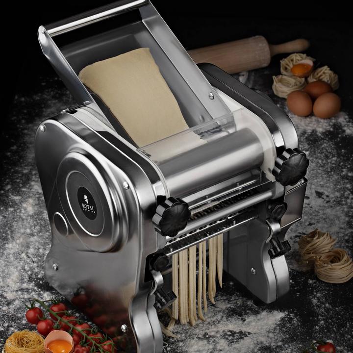Immagine prodotto Royal Catering Macchina per la pasta fresca elettrica - 18 cm - Da 1 a 14 mm