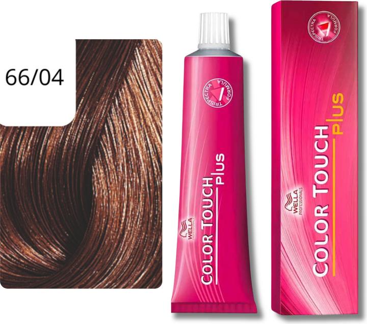 Actual product image Wella Color Touch Plus (66/04 dark blonde intense natural-red)