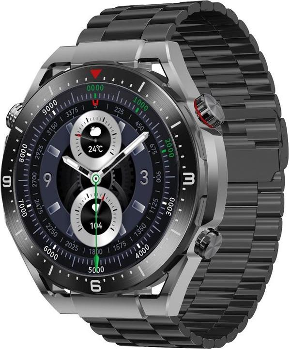 Immagine prodotto Maxcom SMARTWATCH ECOWATCH EW01 NERO 1.52 HD/360X360/400mAh/7-20 DIAS/BT CALLS/BLE 5.2 EW01BK (51 mm)