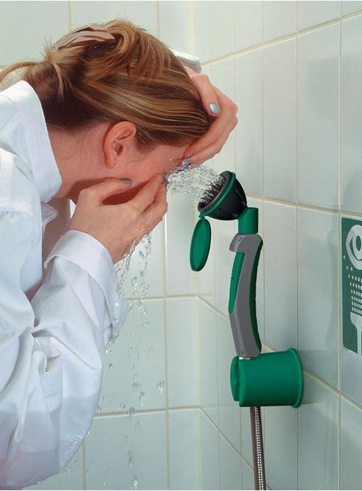 Produktbild B-Safety Augendusche ClassicLine m.einem Brausekopf 45Grad Wand-/Tischmontage 1/2 IG Zoll