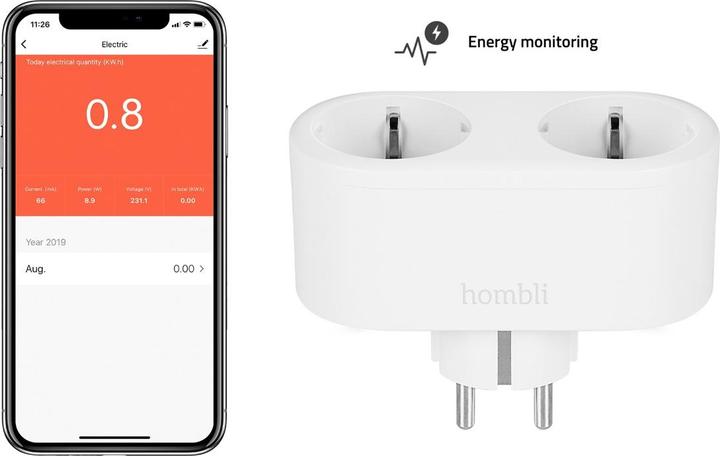 Immagine prodotto Hombli Presa intelligente Duo EU