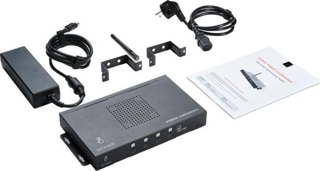 Produktbild Ochno O-PC-3 - Power Conference main unit, 4x USB-C with HDMI 2.0 and USB 3.0 pass-through (4 Ports)