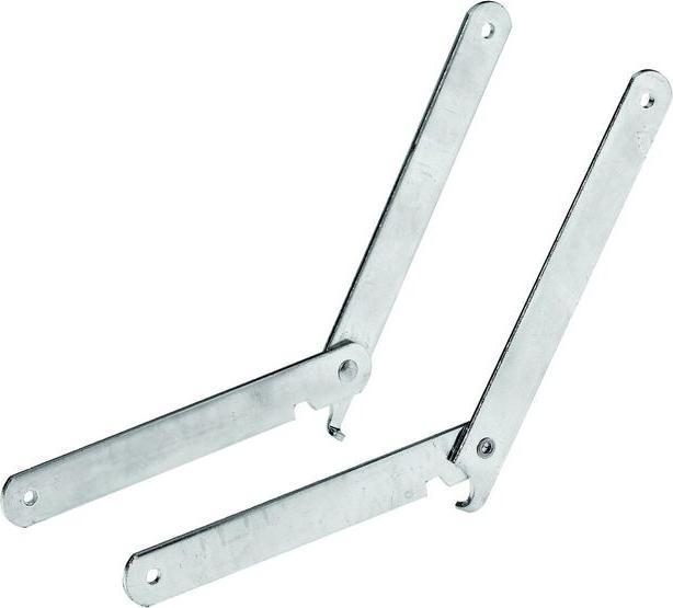 Hettich Klapphalter fr Bnke und Tische, verzinkt, 2 Stck