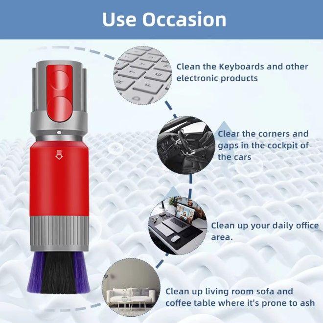 Actual product image MU Classic Scratch-free dusting brush for Dyson V10, V11, V12, V15, Gen5detect Absolute