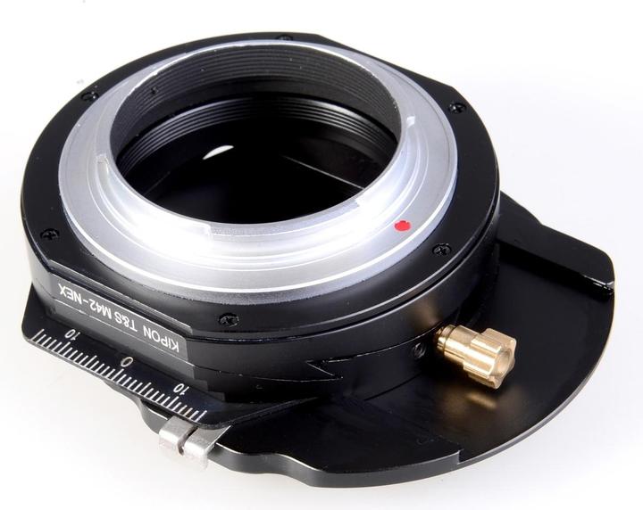 Actual product image Kipon T-S adapter for M42 to Sony E