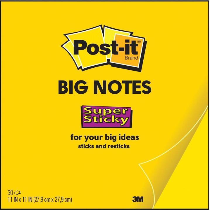 Actual product image Post-it Super Sticky Large Format (28 x 28 cm)