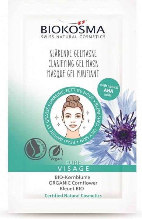 Actual product image Biokosma Pure Visag Klaer Gelmask 10x7ml (7 ml)