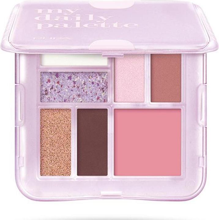 Pupa Milano Pupa My Daily Multifinish 003 Lilac Breeze Eye and Face Palette (003 Lilac Breeze)