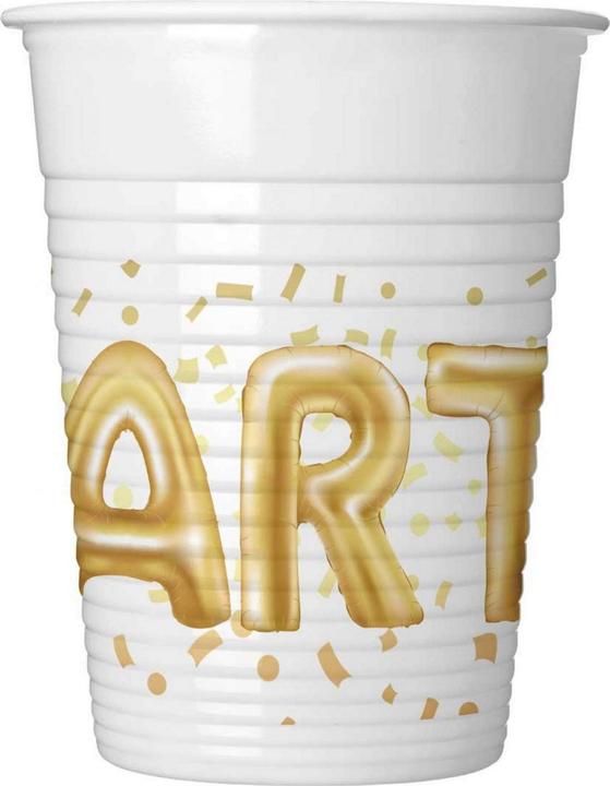 Actual product image Procos Plastic Party Glasses (Pack of 8) (8 x)