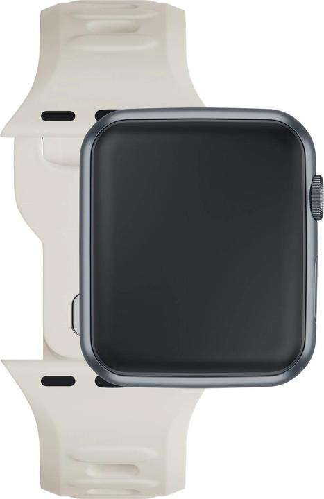 Produktbild 3MK Silicone Watch Strap beżowy/beige dla Apple Watch 38/40/41mm (Silikon, Edelstahl)