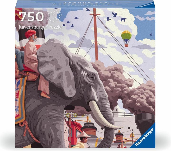 Actual product image Ravensburger Puzzle 12001201 - Around the world in 80 days - Art&soul- 750 pieces puzzle for (750 pieces)
