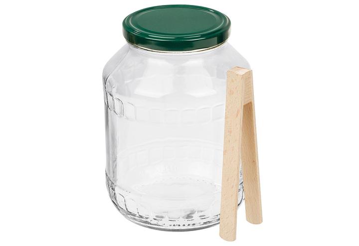 Immagine prodotto Childhome HI Vaso per cetrioli con pinze 2650ml (6 pz., 2.65 l)