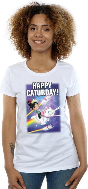 Immagine prodotto Disney Wreck It Ralph Happy Caturday Maglietta Donna (XXL)