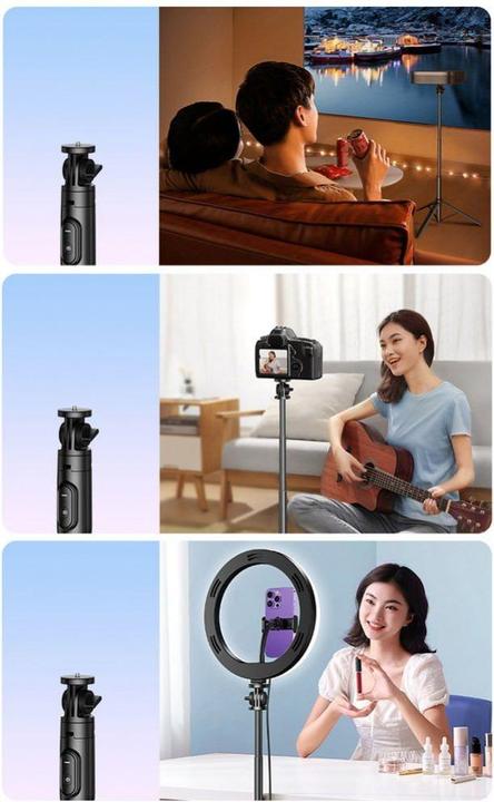 Actual product image Ugreen Selfie stick tripod with Bluetooth remote 15062