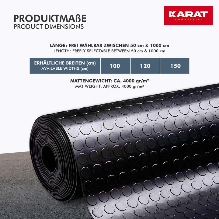 Image du produit Karat Flachnoppen (100 x 100 cm)