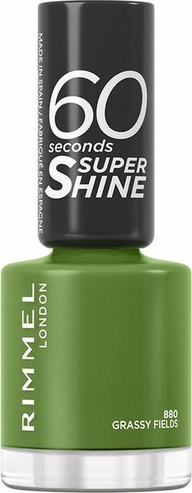Immagine prodotto Rimmel London Rimmel 60 Seconds Smalto per unghie 880 Campi Erbosi Collezione di colori per unghie 60sec Campi (Campi erbosi 880, Smalto per unghie effetto gel)