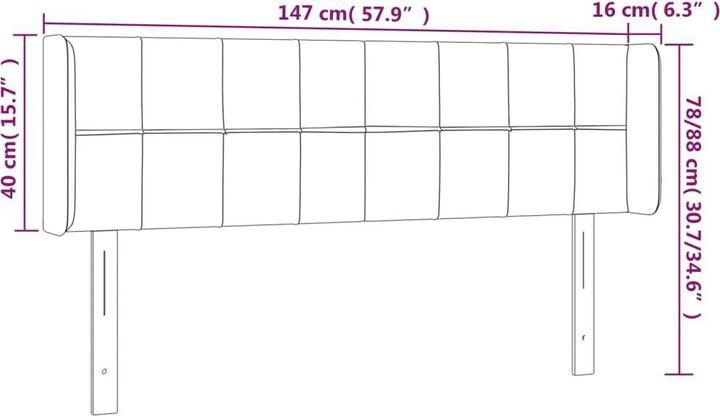 Produktbild VidaXL Rayne (147 x 16 x 88 cm)