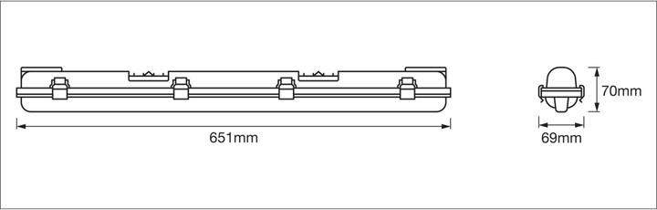 Image du produit Ledvance Sous-marin (720 lm, G13)