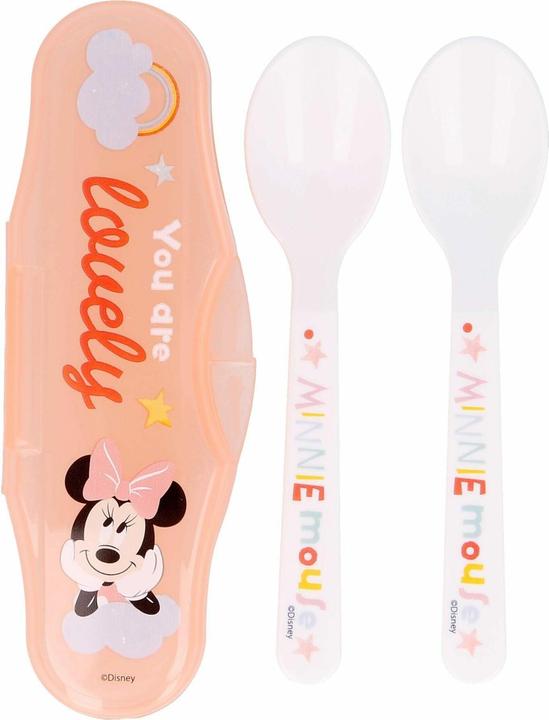 Produktbild Stor Babylöffel Reiseset Minnie Mouse