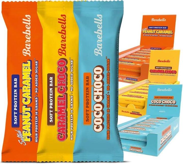 Immagine prodotto Barebells Barretta proteica morbida (Caramello Choco, 12 pz., 660 g)