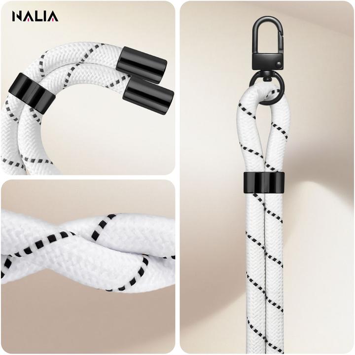 Actual product image Nalia HoldMe Lanyard Handykette - Universal Trageband für Smartphones - Verstellbar, Soft & Elastisch