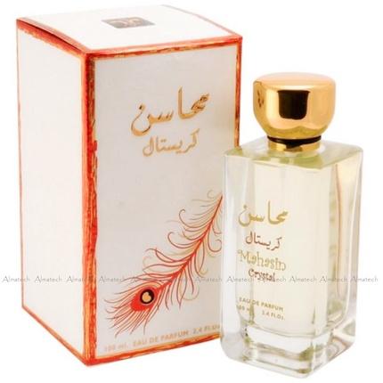 Produktbild Lattafa Perfumes Lattafa - Mahasin Crystal - EDP 100 ml + deodorant ve spreji 75 ml (Eau de Parfum, 100 ml)