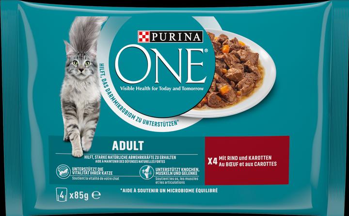 Produktbild Purina ONE Adult (Adult, 4 Stk., 360 g)